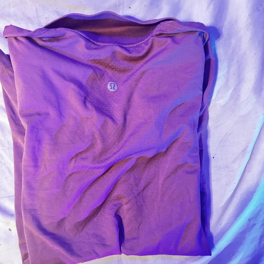 nude pink lululemon collared shirt size xs could fit sm price $20